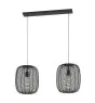 Eglo Pendelleuchte Rinroe Stahl Schwarz | Geeignet für 2x E27