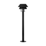 Eglo Lampadaire extérieur Chiappera Acier Noir | 330mm - IP54 - Convient pour 1x E27