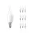 Lot 10x Philips Corepro LED Bougie E14 Bent-tip Dépolie 2.2W 250lm - 827 Blanc Très Chaud - Équivalent 25W