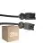 Lot 25x Noxion GST - Compatible Câble d’extension Noir - Mâle + Femelle - 3m - 3 pole 1,5mm2